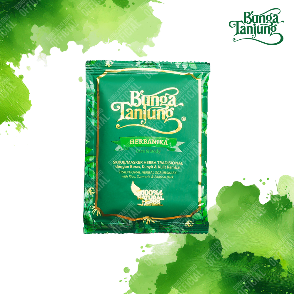 Bunga Tanjung Herbanika Face & Body Scrub/ Mask, 50g (BT1 or more)